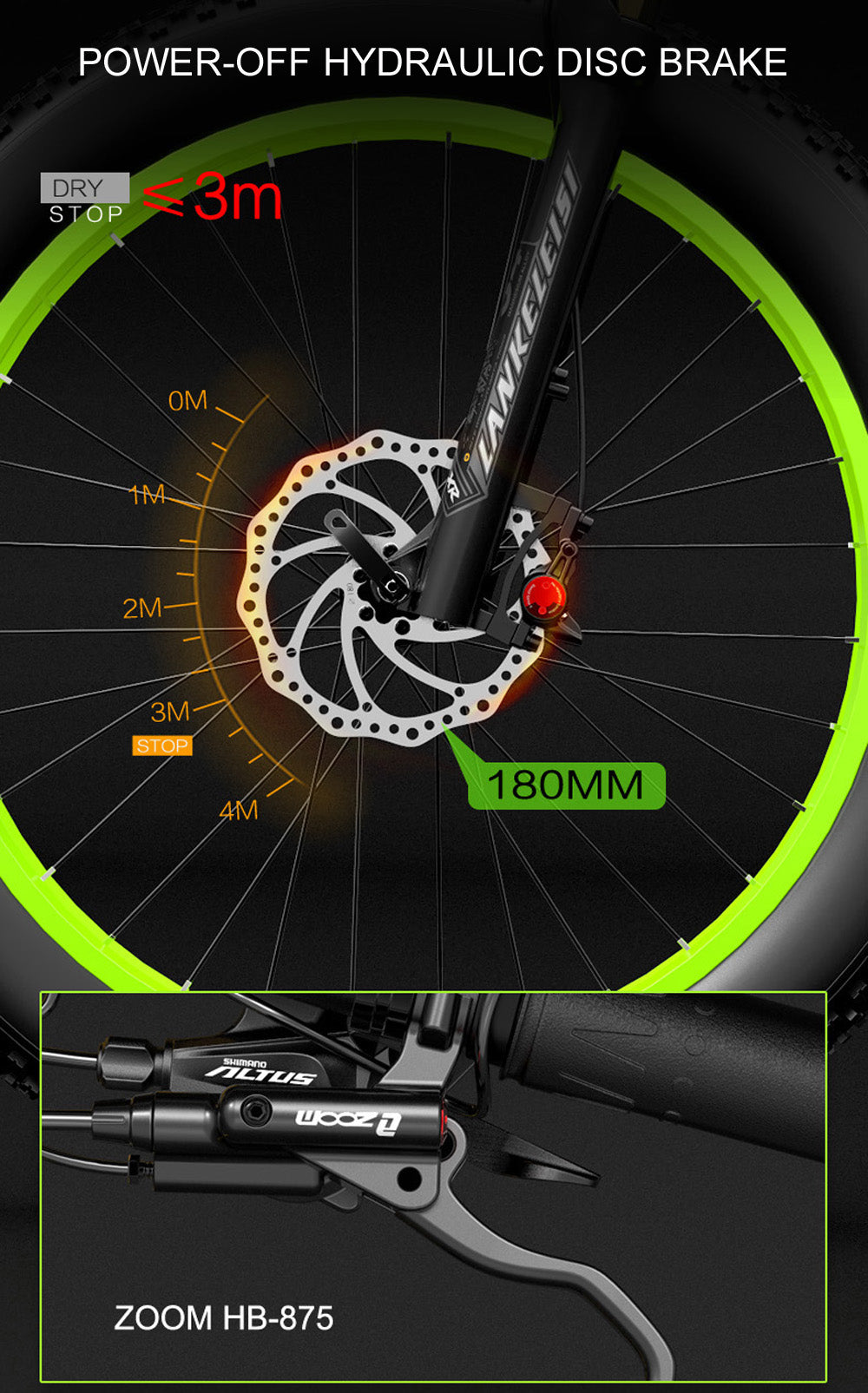 Lankeleisi XT750Plus 1000W Bicicletă electrică puternică cu anvelope grase, asistență la pedală cu 5 niveluri, baterie cu litiu de mare capacitate 48V 14,5A/17,5A, adoptă furca de coborâre cu suspensie cu umăr dublu