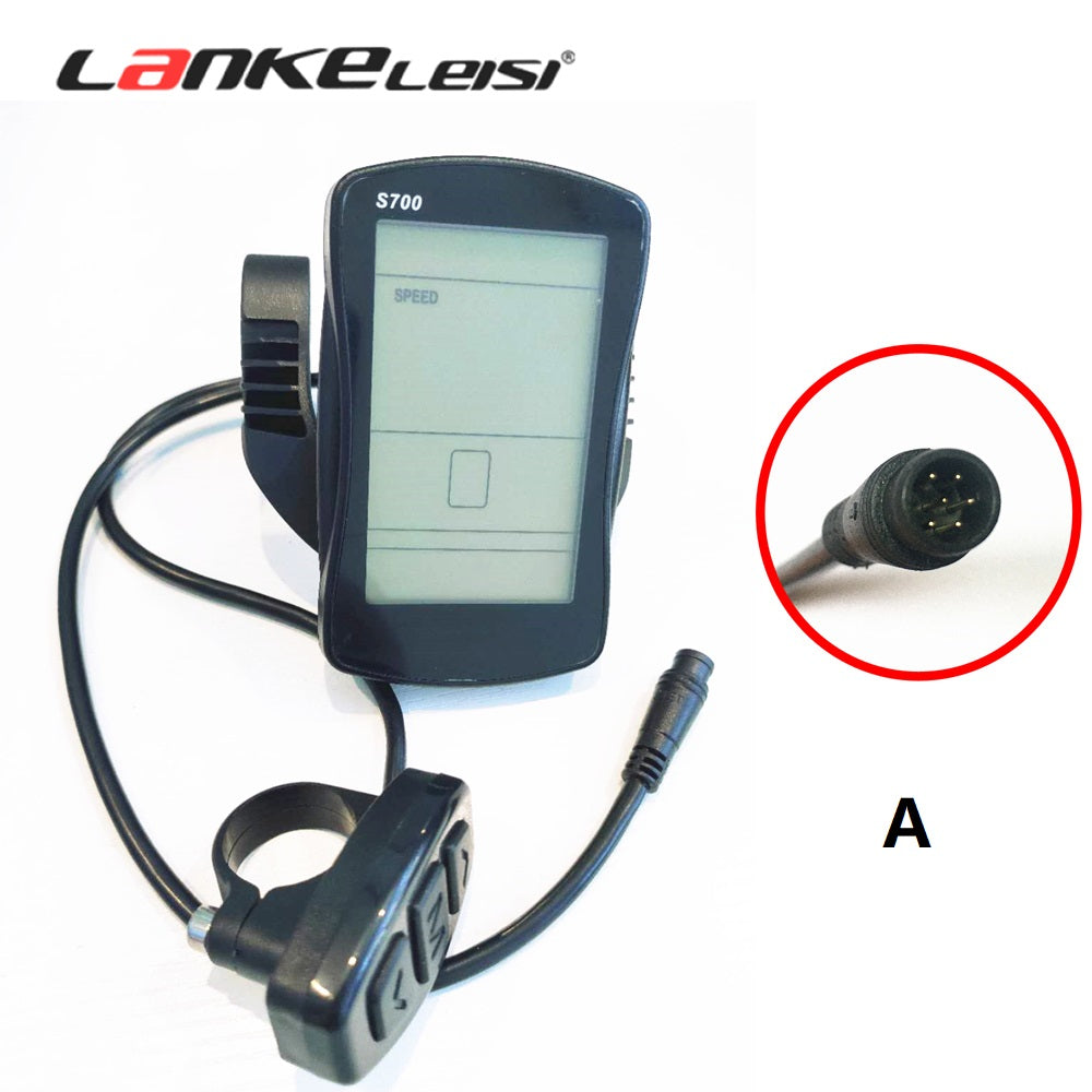 S700 LCD multifunzionale Display Bike Computer per bici elettrica Lankeleisi