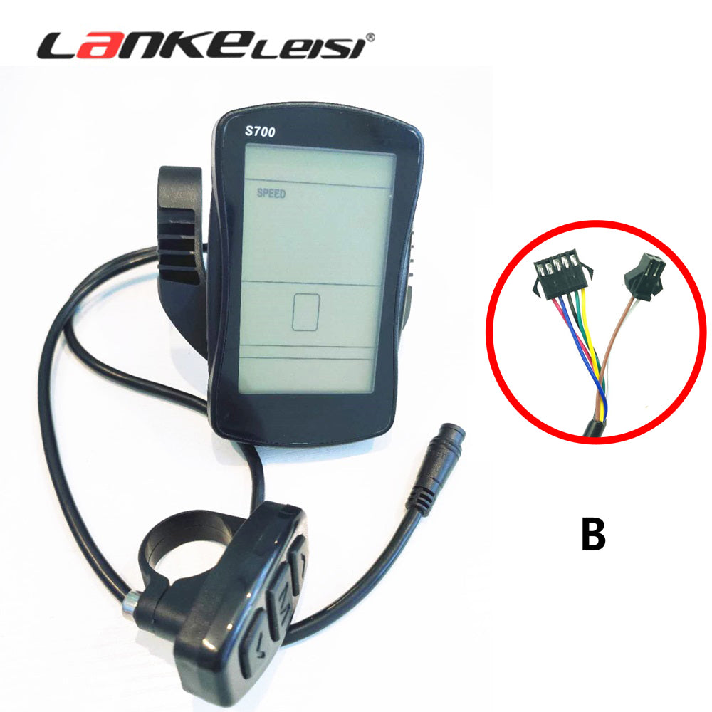 S700 LCD multifunzionale Display Bike Computer per bici elettrica Lankeleisi