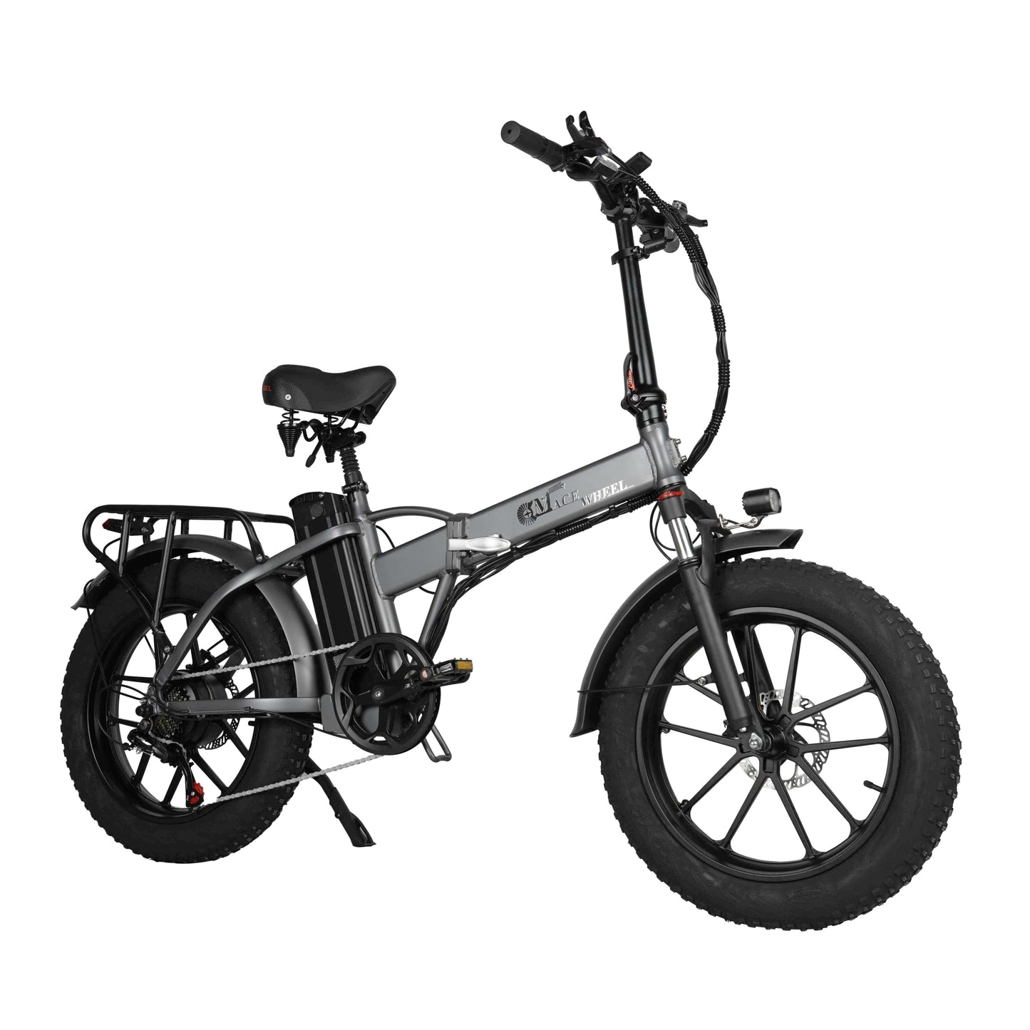 GW20-NEW 20 tum Folding Electric Bike, Integrated Wheel, 48V 750W Fat Tire Bicycle 30-45km/h Hastighet