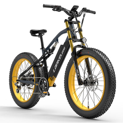 RV700 Explorer 1000W 48V 16Ah Powerful Electric Bicycle 26 Inch Beach Bike Mountain Bike Upgraded Oil Spring Downhill Fork Dual Suspension