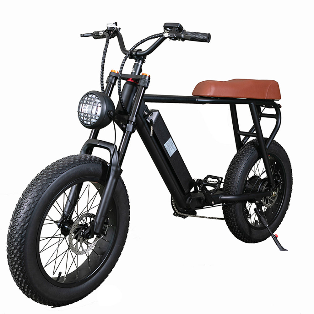 20FG Adult Mountain Bike 20 Inch 500W Electric Bike 48V 15Ah Lithium Battery Air Suspension Front Fork Speed up to 45km/h