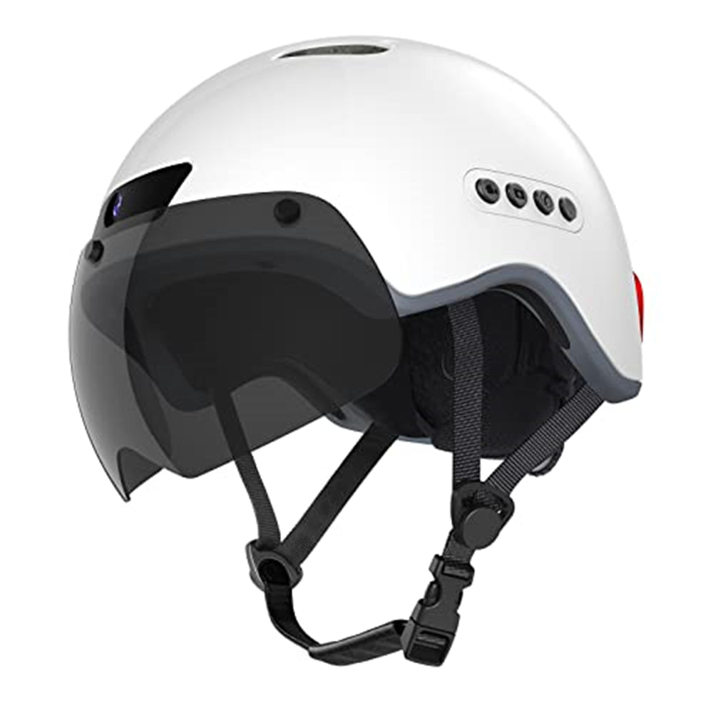 Bluetooth Calling Smart Helmet con fotocamera per registratore di guida incorporata, Visiera staccabile,Turchia segnale circolare, per Commuter urbano