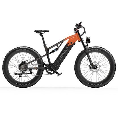 Lankeleisi RV800 PLUS 48V 15Ah Fashionable Electric Bike 26 Inch 7 hastighetsöverföringssystem upp till 52Km / h Front & Rear Hydraulic Disc Brake