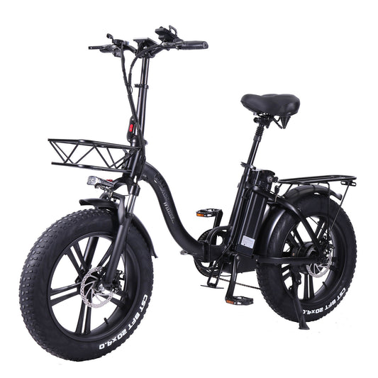 CMACEWHEEL Y20-NEW 750W 20 inch pliabil E-bike Anvelopă grasă Mountain Bike Snow 48V 17A Bicicletă electrică Frână cu disc dublu