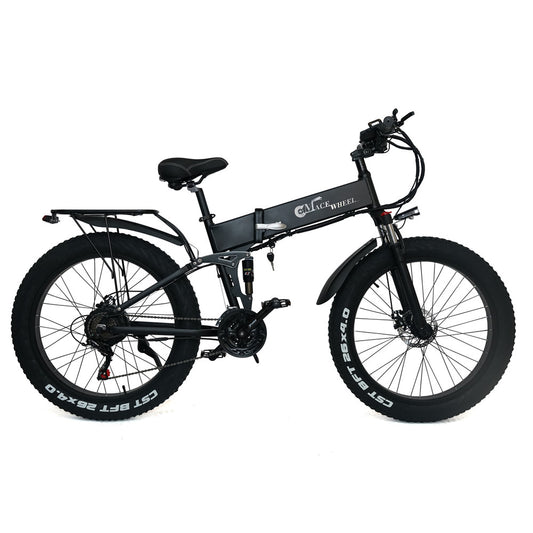 Bicicletă electrică pliabilă pentru adulți X26, bicicletă de munte cu cauciuc gras de 26 inch, 750 W, 48 V, 10 Ah, baterie, bicicletă electrică, bicicletă de zăpadă pentru bărbați