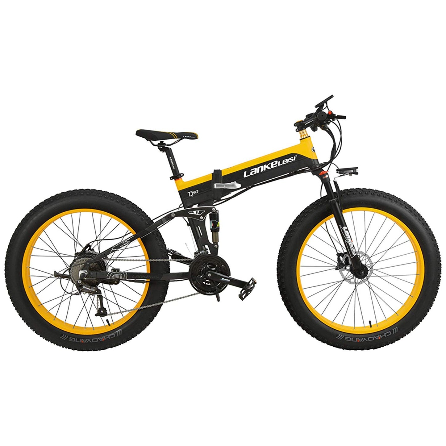 Lankeleisi T750plus 1000W Sistem de alimentare cu asistare a pedalei de 5 grade Bicicletă electrică cu anvelope grase, roată anvelopă de zăpadă 26*4,0, ambele frână cu disc, baterie detașabilă de mare capacitate încorporată, 27 viteze