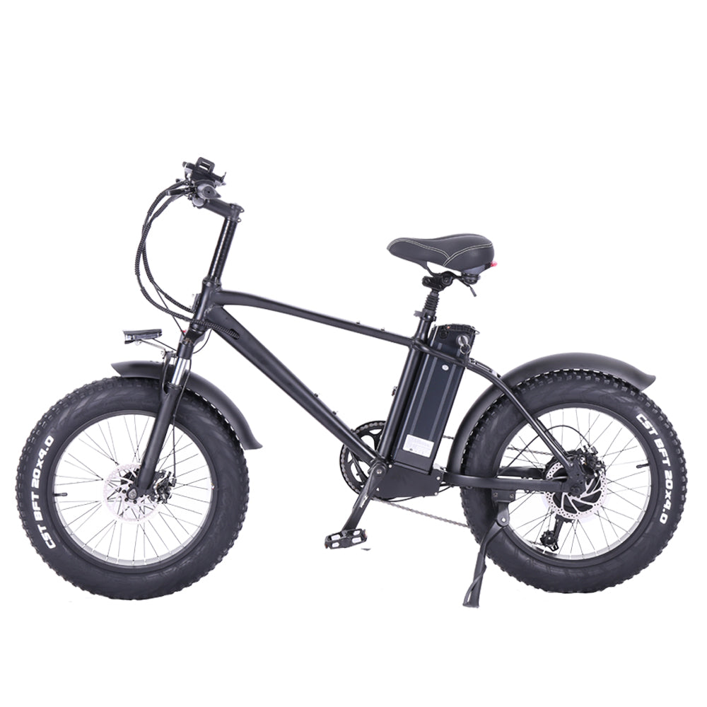 CMACEWHEEL T20 20 Inch 750W Electric Bike, 4.0 Fat Tire Mountain Bike, 48V 15Ah Battery, Front & Rear Disc Brake